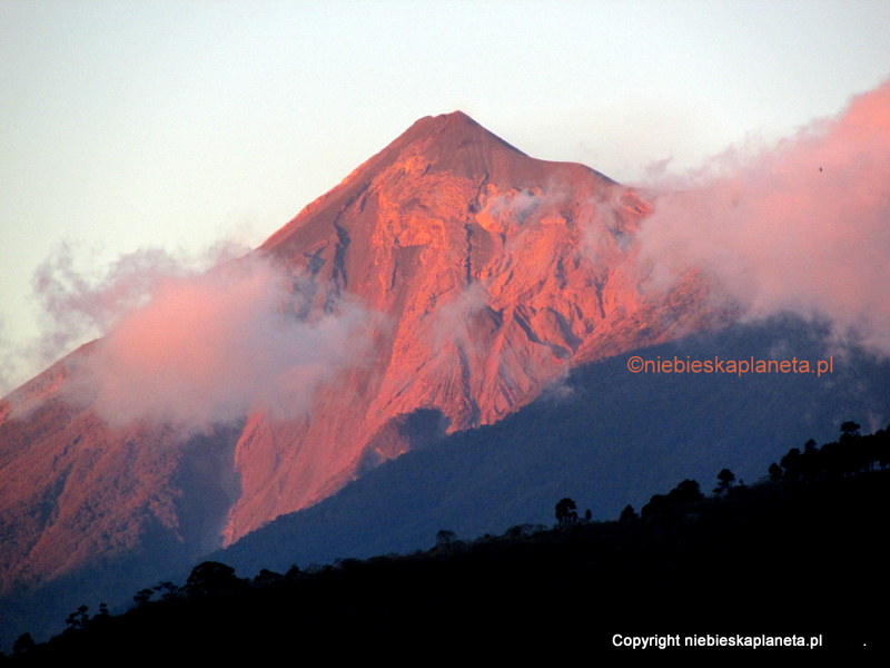 Wulkan Fuego i Acatenango