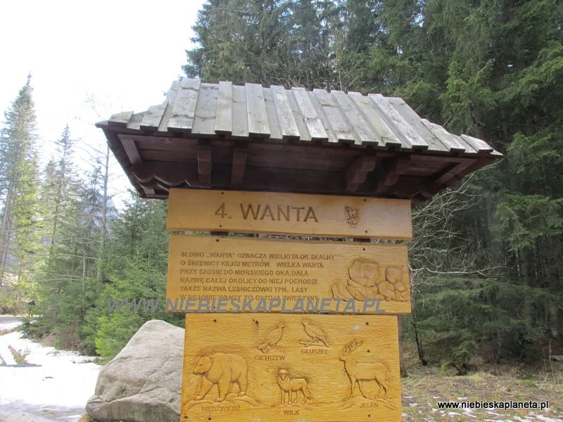 Tablica Informacyjna - Wanta Wanta Morskie Oko